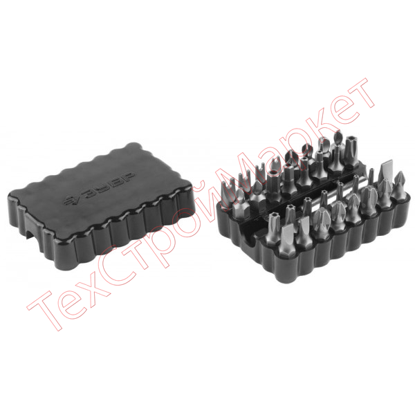 Набор ЗУБР: Биты с магнитным адаптером, хромованад 26046-H33	