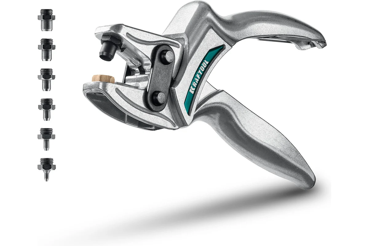 Дырокол для кожи мощный LPP-6 с набором насадок 1-6 мм, KRAFTOOL