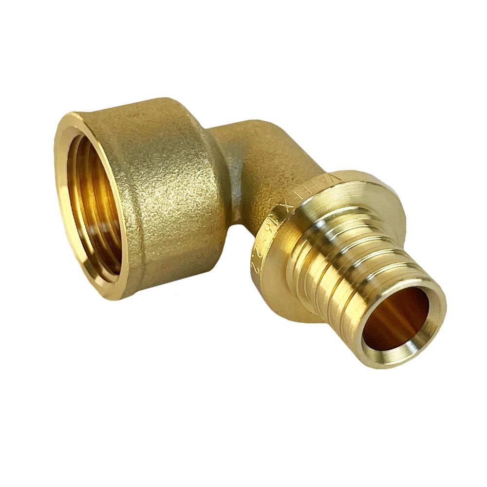 Угольник надвижной с переходом на нар.р. 20(2,8) х 3/4" (VALFEX) (140/10) К