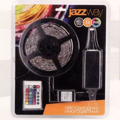 Светодиодная лента Jazzway PLS-3528/60 IP20 BL3.6м WH 18Вт Светодиодная лента Jazzway PLS-3528/60 IP20 BL3.6м WH 18Вт