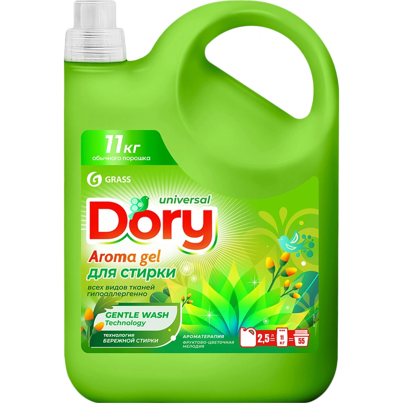 Гель-концентрат для стирки цветного белья Dory (канистра 2,5 л)