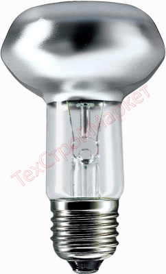 Стандартная лампа накаливания PHILIPS R63 40Вт E27 матовая C0018854