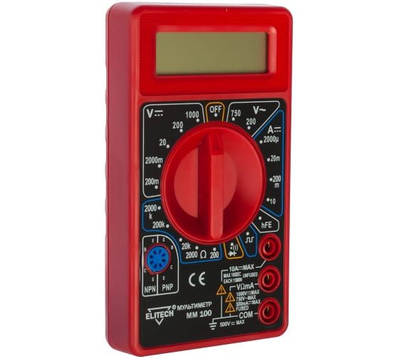 Мультиметр Elitech ММ 100