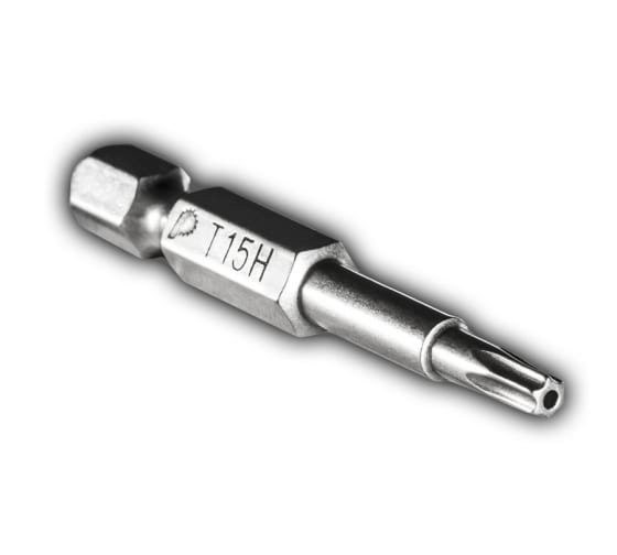 Бита отверточная "Профи" Torx Tamper-15 х 50мм (2шт), блистер,ПРАКТИКА