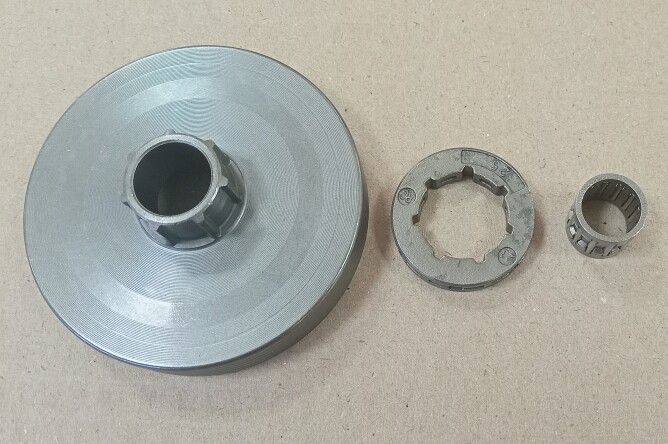 Звезда ведущая для бензопилы СТ-45/52 (с подшипником и съемным венцом)