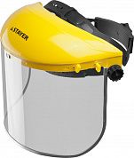 Щиток защитный лицевой STAYER "MASTER" пласт. изголовье, разборная конструкция, визор из ПВХ 400х200