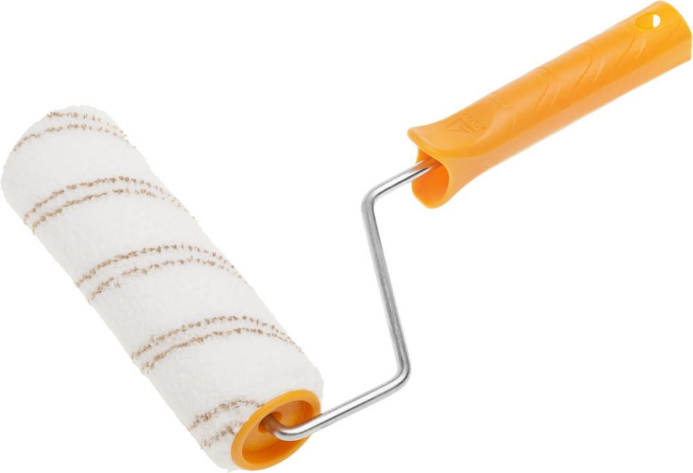 Валик МИКРОВОЛОКНО малярный в сборе, ворс 9 мм, бюгель 6 мм, 40x180мм, STAYER Master