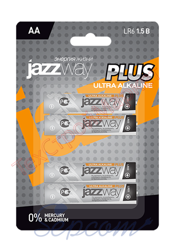 Элемент питания JAZZway Ultra PLUS LR 6 BL-4