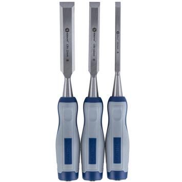 Набор стамесок плоских: 8, 16, 22 х 140 мм КОБАЛЬТ