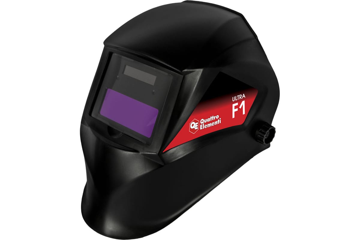 Маска сварочная ULTRA F1 "Хамелеон" (90 x 35 mm, DIN 11, без рег) Коробка QUATTRO ELEMENTI 
