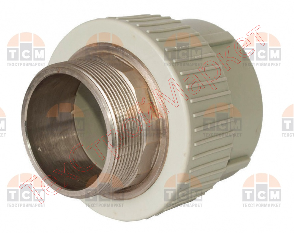 Муфта переходная наружная резьба 20*3/4 Серая(Vаlfex)