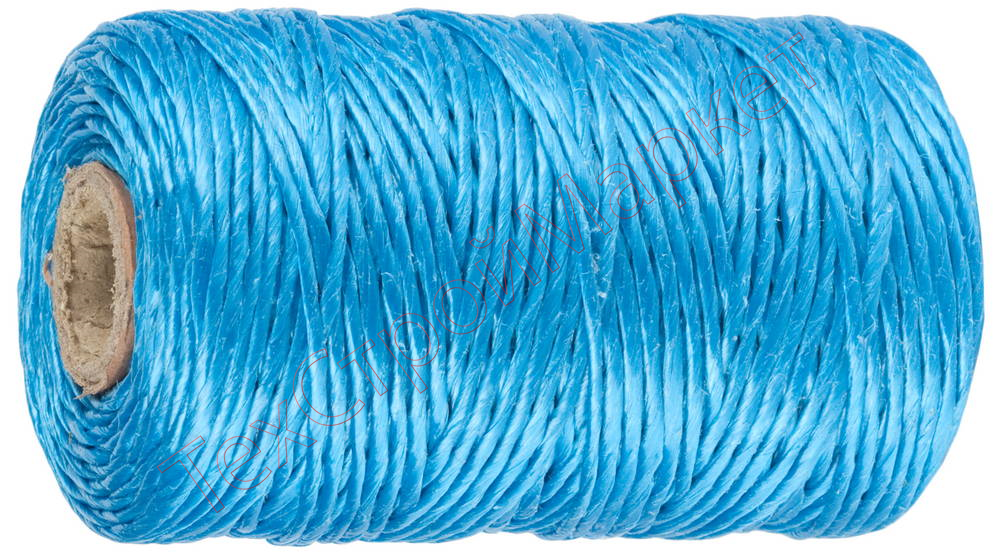 Шпагат ЗУБР многоцелевой полипропиленовый, синий, d=1,8 мм, 110 м, 50 кгс, 1,2 ктекс