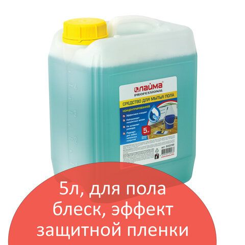 Средство для мытья пола 5 кг, ЛАЙМА PROFESSIONAL концентрат, "Морской бриз", 602296 Средство для мытья пола 5 кг, ЛАЙМА PROFESSIONAL концентрат, "Морской бриз", 602296