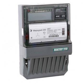 Счетчик Меркурий - 230 ART-03 PQRSIDN 5-7,5А(ноябрь2015) 3092