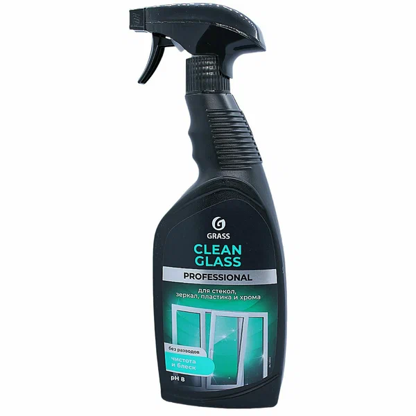 Очиститель стекол и зеркал"Clean Glass Professional" флакон 600 мл