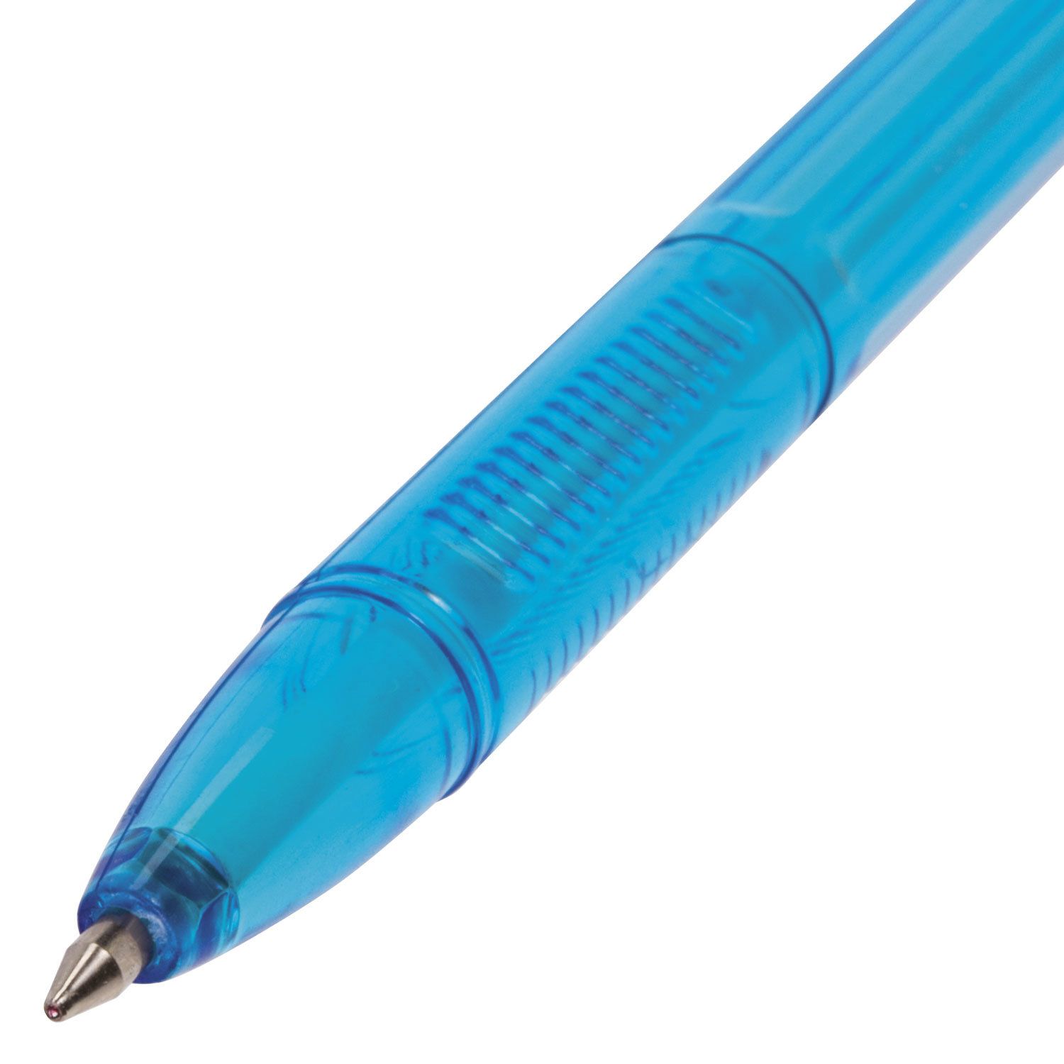 Ручка шариковая BRAUBERG "X-333" NEON, СИНЯЯ, корпус тонированный ассорти, узел 0,7 мм, линия письма 0,35 мм, 142829