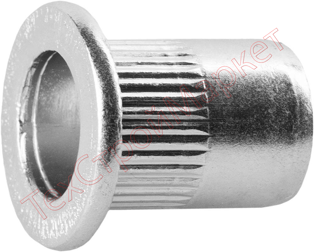 Резьбовые заклепки Nut-R, М8, 250 шт, стальные с насечками, уменьш. бортик, KRAFTOOL