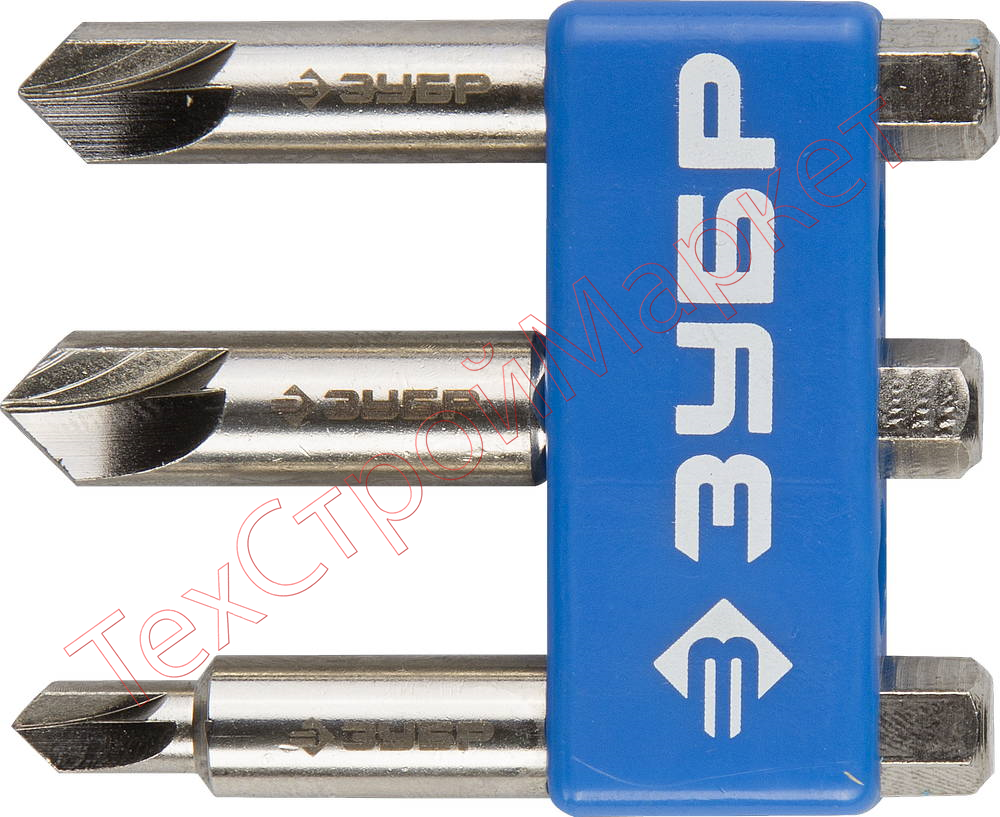 Набор ЗУБР "ЭКСПЕРТ": Экстракторы поврежденного крепежа,для выкручивания крепежа с износом граней шлица до 95%,3 предм