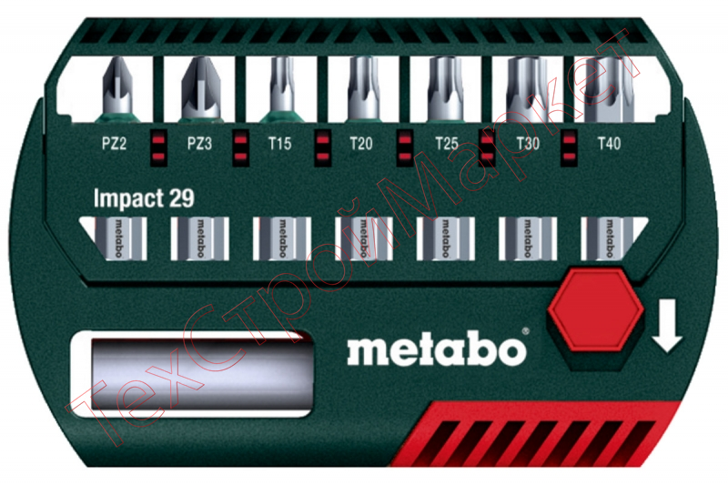 Набор бит Metabo Impact 8 предметов