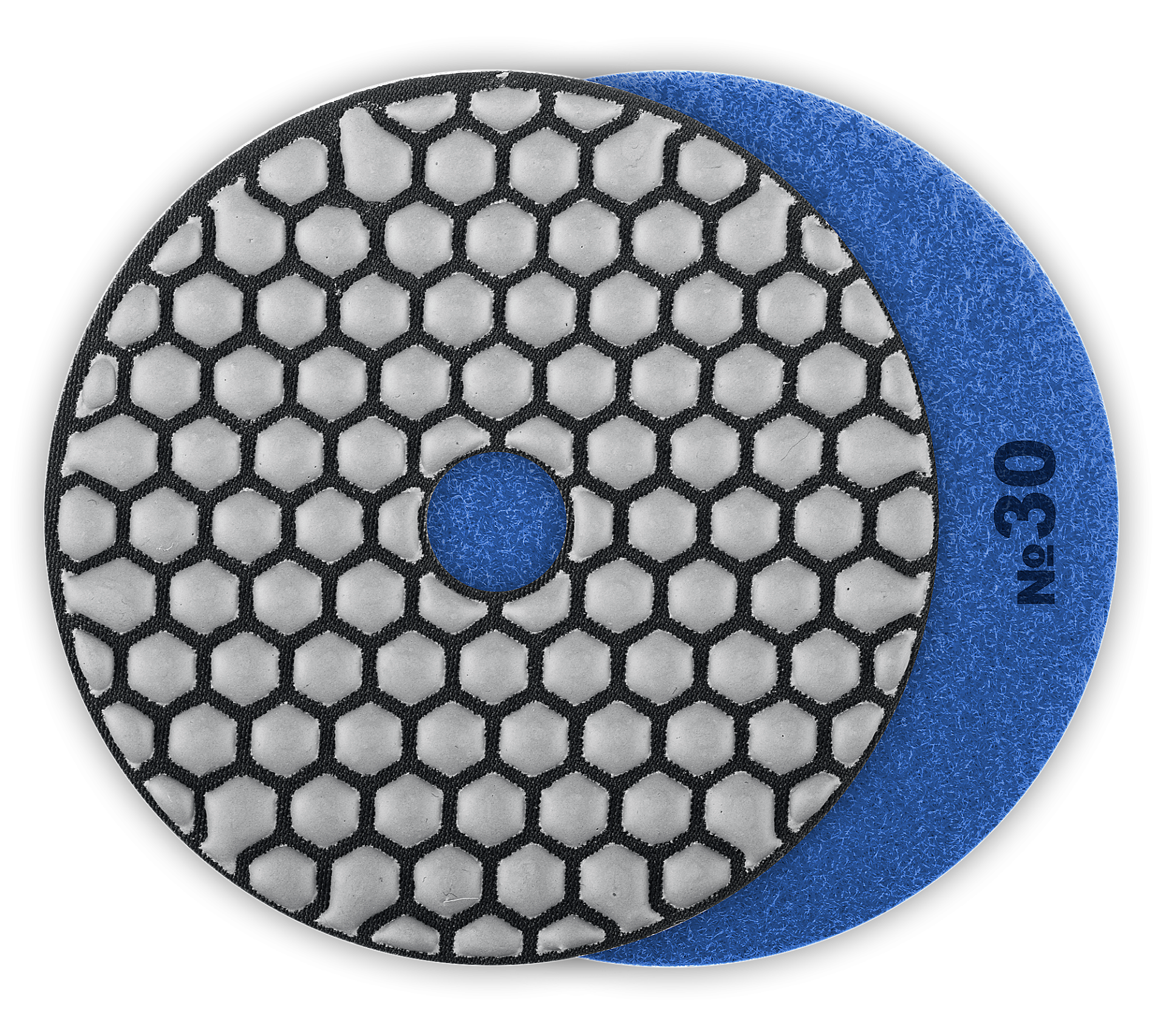 Круг шлифовальный алмазный гибкий 100мм №30  (Черепашка) для сухого шлифования ЗУБР 