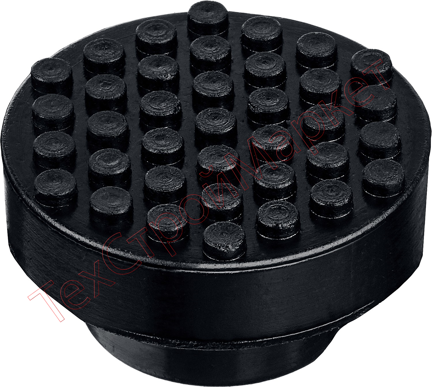 Опора резиновая для домкрата РГ-34, D52 / d34 / H32 мм, ЗУБР Профессинал