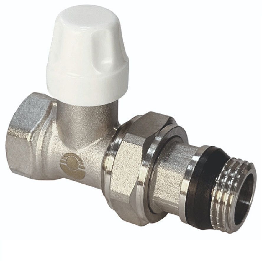 Клапан для радиаторов, настроечный прямой 1/2" (с доп. уплотнением) (120/15) G К VALFEX
