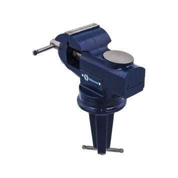 Тиски слесарные поворотные КОБАЛЬТ настольные, ширина губок 50 мм,  захват 60 мм, 2.2 кг