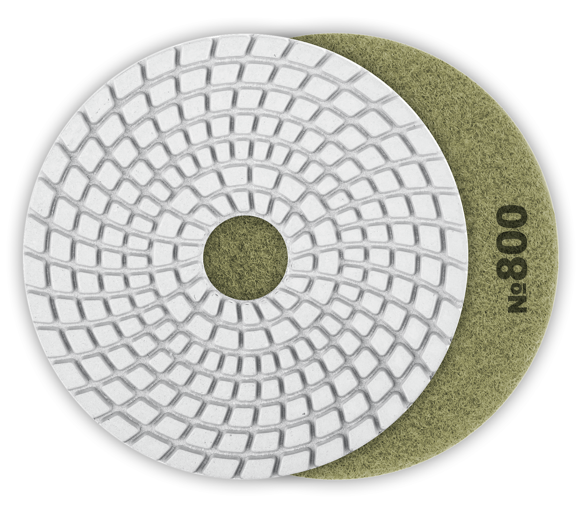 Круг шлифовальный алмазный гибкий 100мм №800 (Черепашка) для мокрого шлифования ЗУБР
