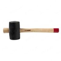 Киянка ЗУБР "МАСТЕР" резиновая , с деревянной ручкой, 0,68кг, 75мм