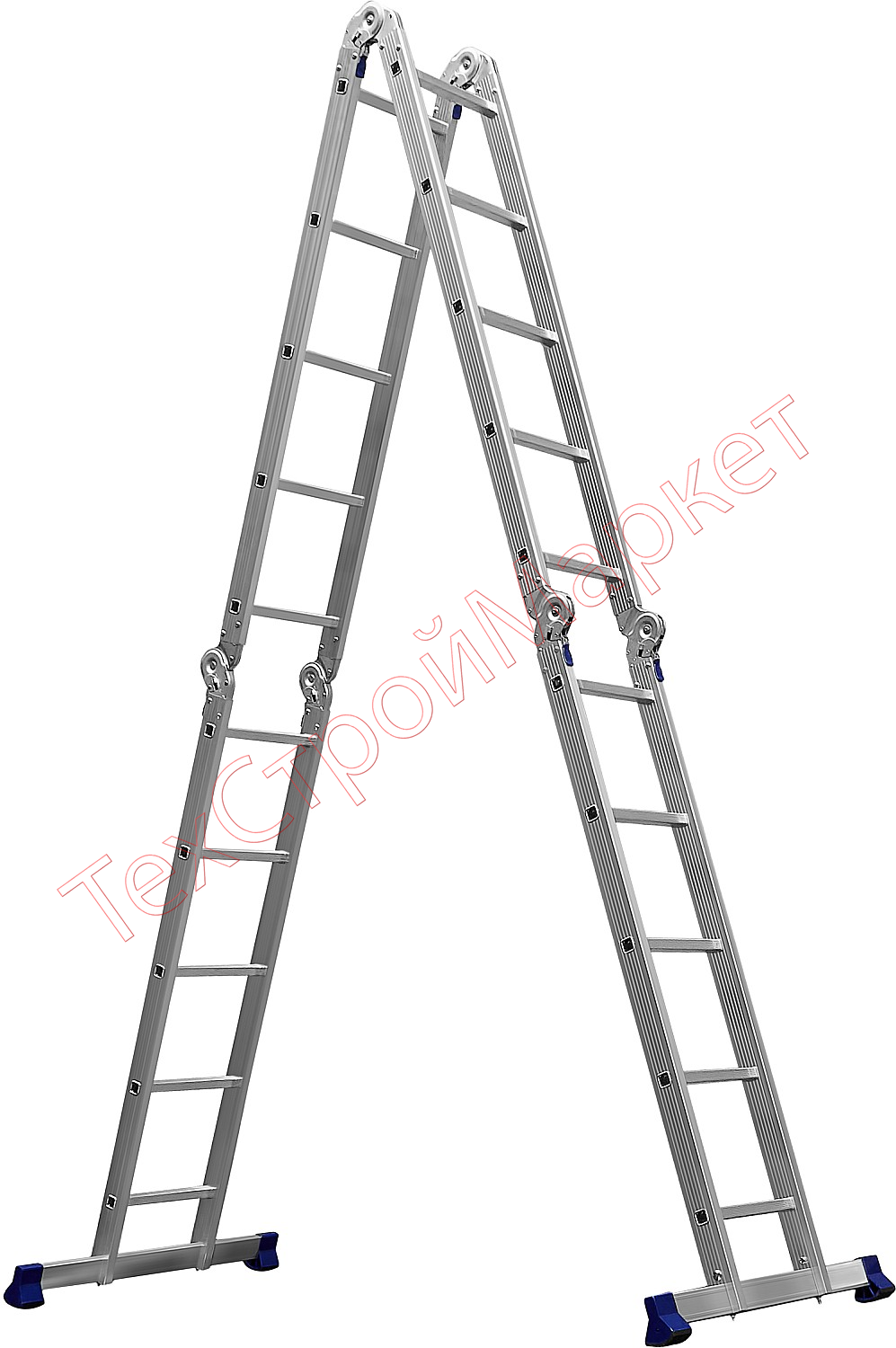 СИБИН ЛТ-45 лестница-трансформер, 4x5 ступеней, алюминиевая.