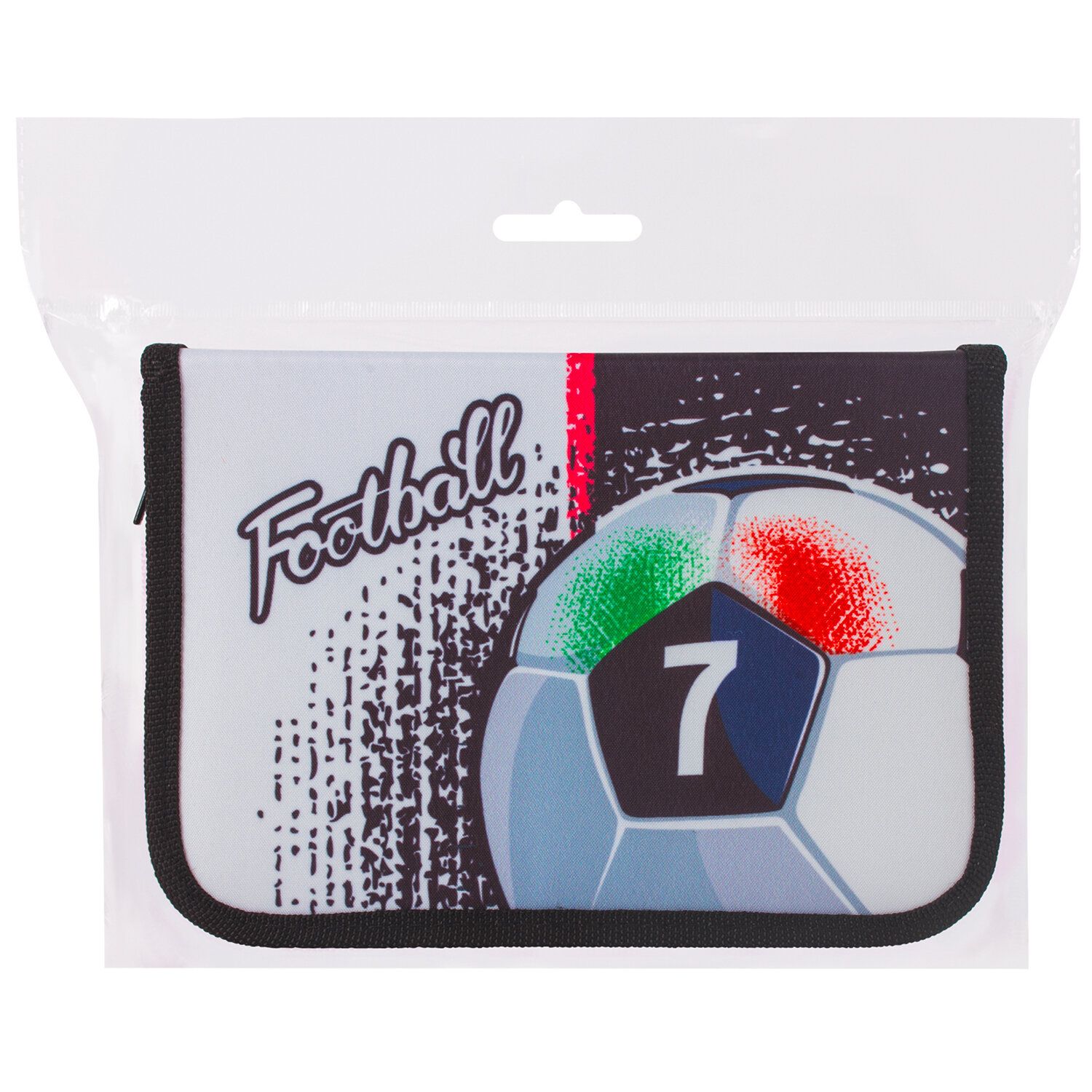 Пенал BRAUBERG, 1 отделение, 1 откидная планка, ткань, 20х14 см, "Ball", 229281