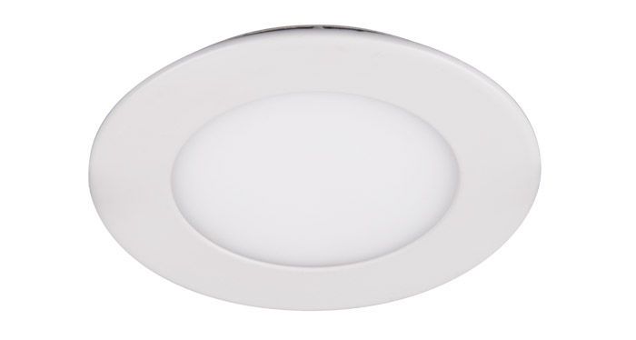 Светильник светодиодный Jazzway PPL-RPW 9Вт 6500K (d145*25mm) 675Лм IP20 белый круг пластик