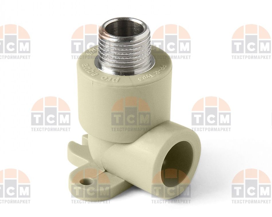 Угол с креплением наружняя резьба 20*1/2 Серый(Vаlfex)