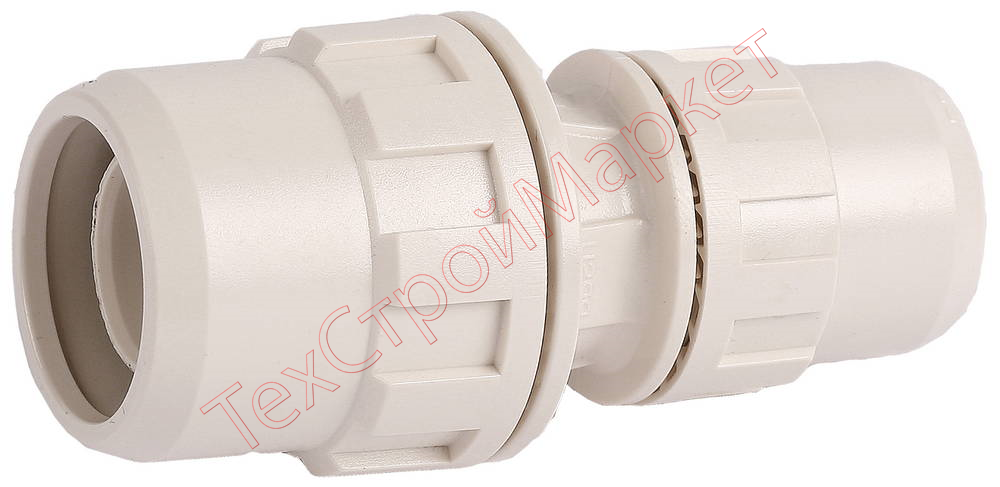 Соединитель ЗУБР "ШиреФит" редукционный "штуцер с гайкой - штуцер с гайкой", 20мм-16мм