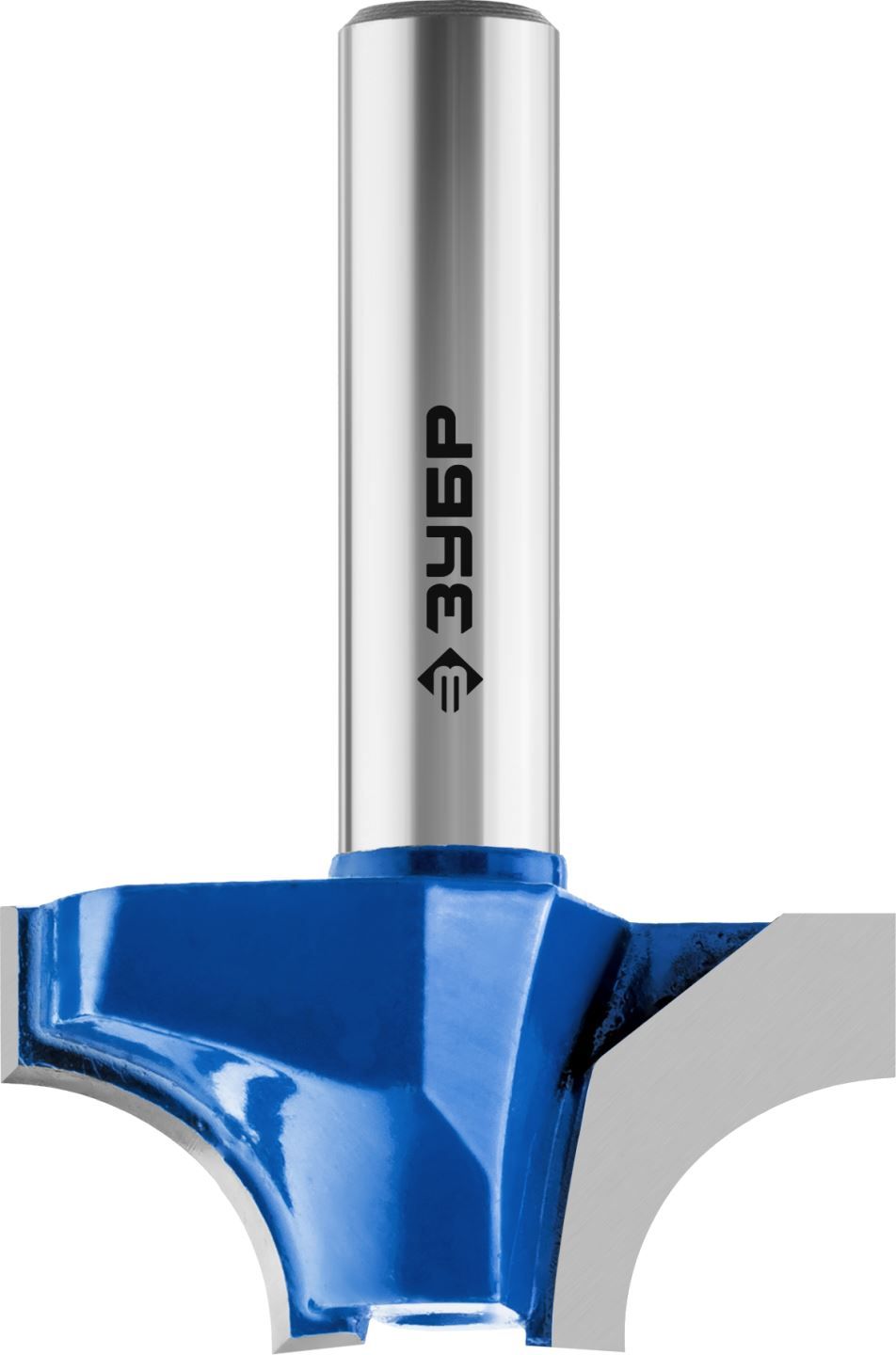 Фреза пазовая фасонная №1, D= 31,8мм, рабочая длина-16мм, радиус-9,5мм, хв.-8 мм, ЗУБР Профессионал