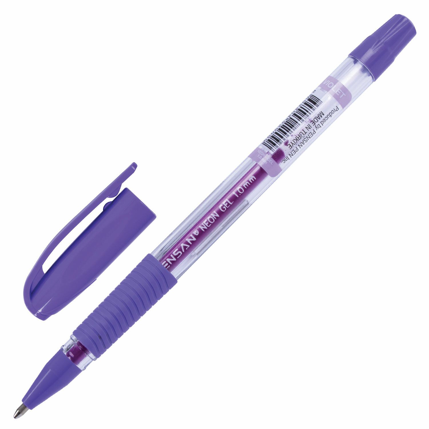 Ручка гелевая PENSAN "Neon Gel", НЕОН АССОРТИ, узел 1 мм, линия письма 0,5 мм, дисплей, 2290/S