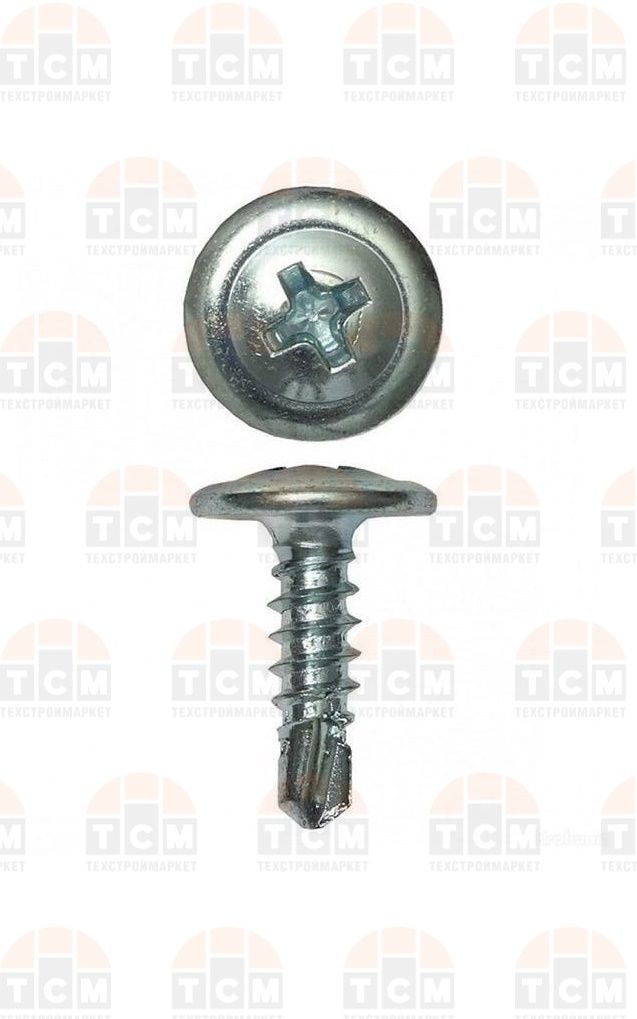 Саморез с прессшайбой 4,2*19мм со сверлом (Р)