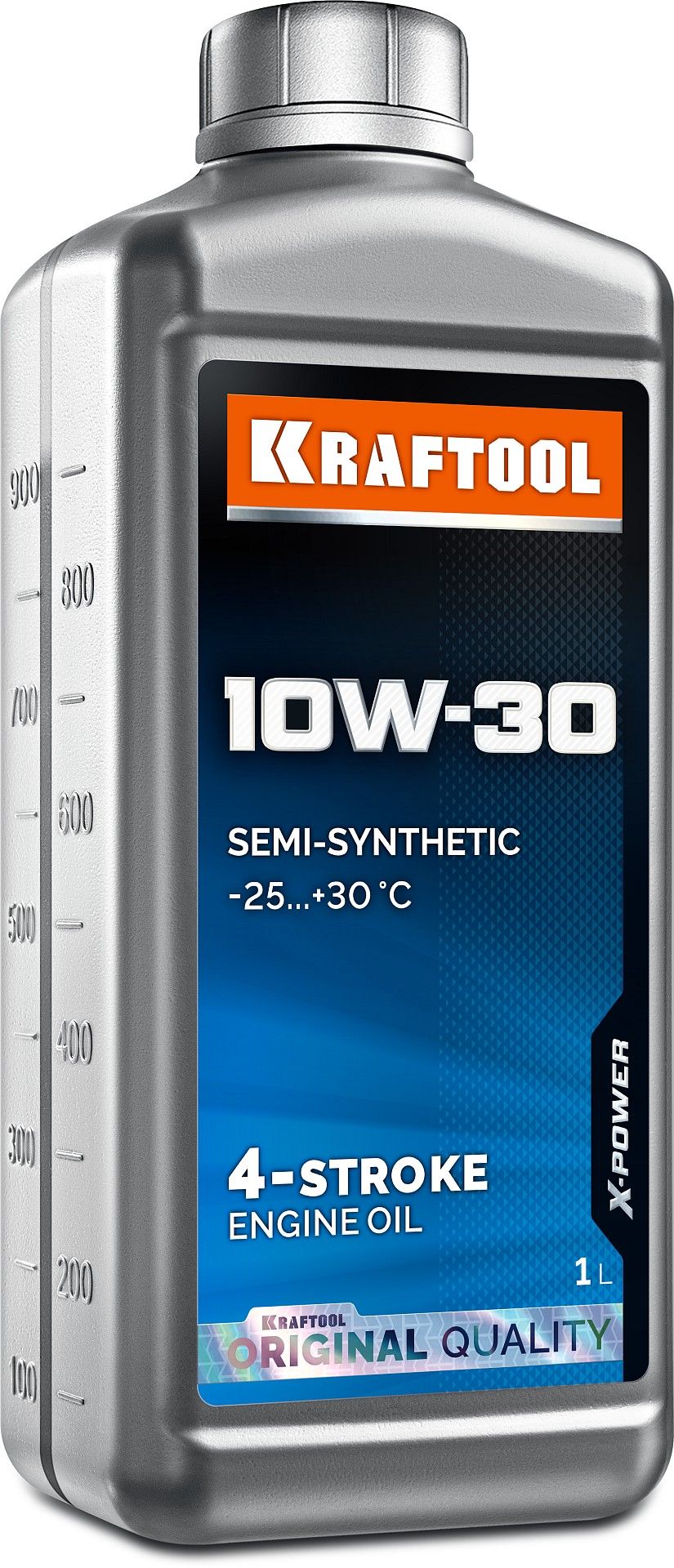 Масло для 4-тактных двигателей 10W-30, 1 л, полусинтетическое KRAFTOOL 
