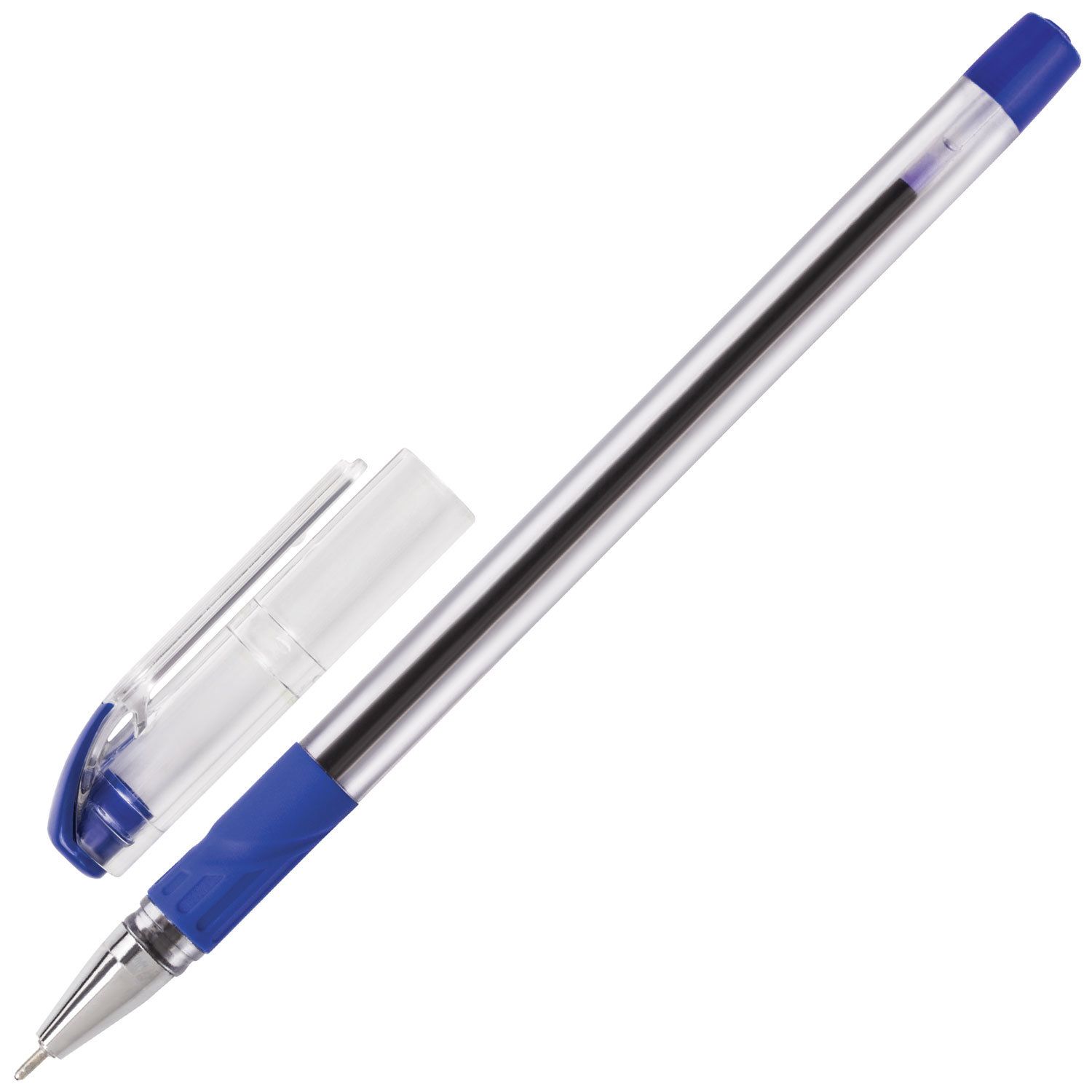 Ручки шариковые масляные BRAUBERG, НАБОР 3 шт., СИНИЕ, "Max-Oil", игольчатый узел, 0,7 мм, линия письма 0,35 мм, 142145