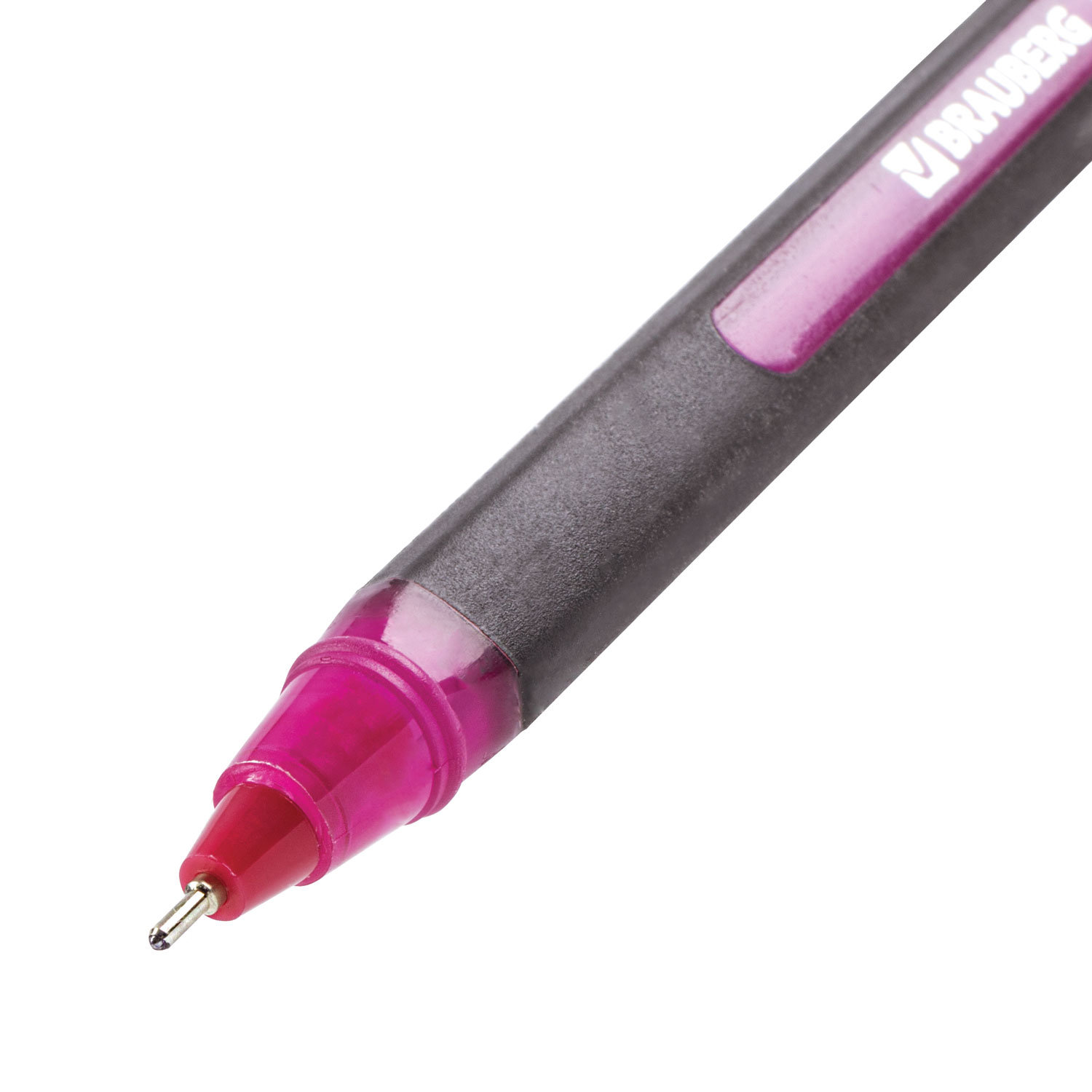 Ручка шариковая масляная "Extra Glide Soft Color", СИНЯЯ, узел 0,7 мм, линия письма 0,35 мм, BRAUBERG 