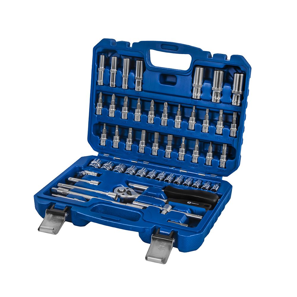 Набор инструмента универсальный 1/4", 53 ПРЕДМЕТА, кейс КОБАЛЬТ