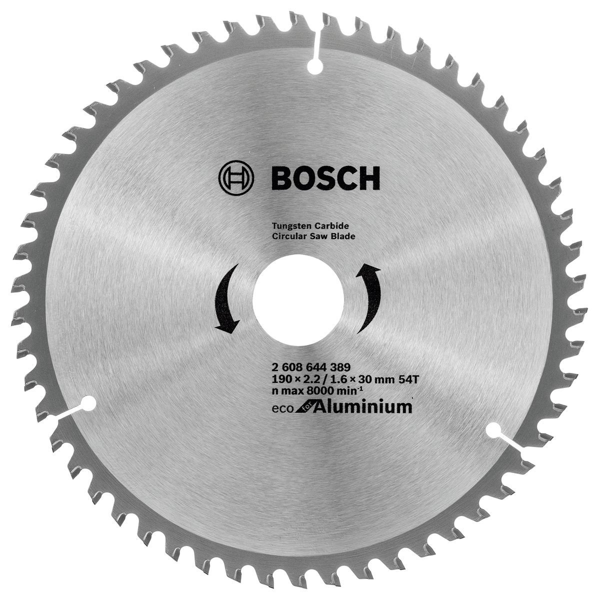 Диск пильный Bosch твердосплавный ECO ALU/Multi 190х20х 54 (390)
