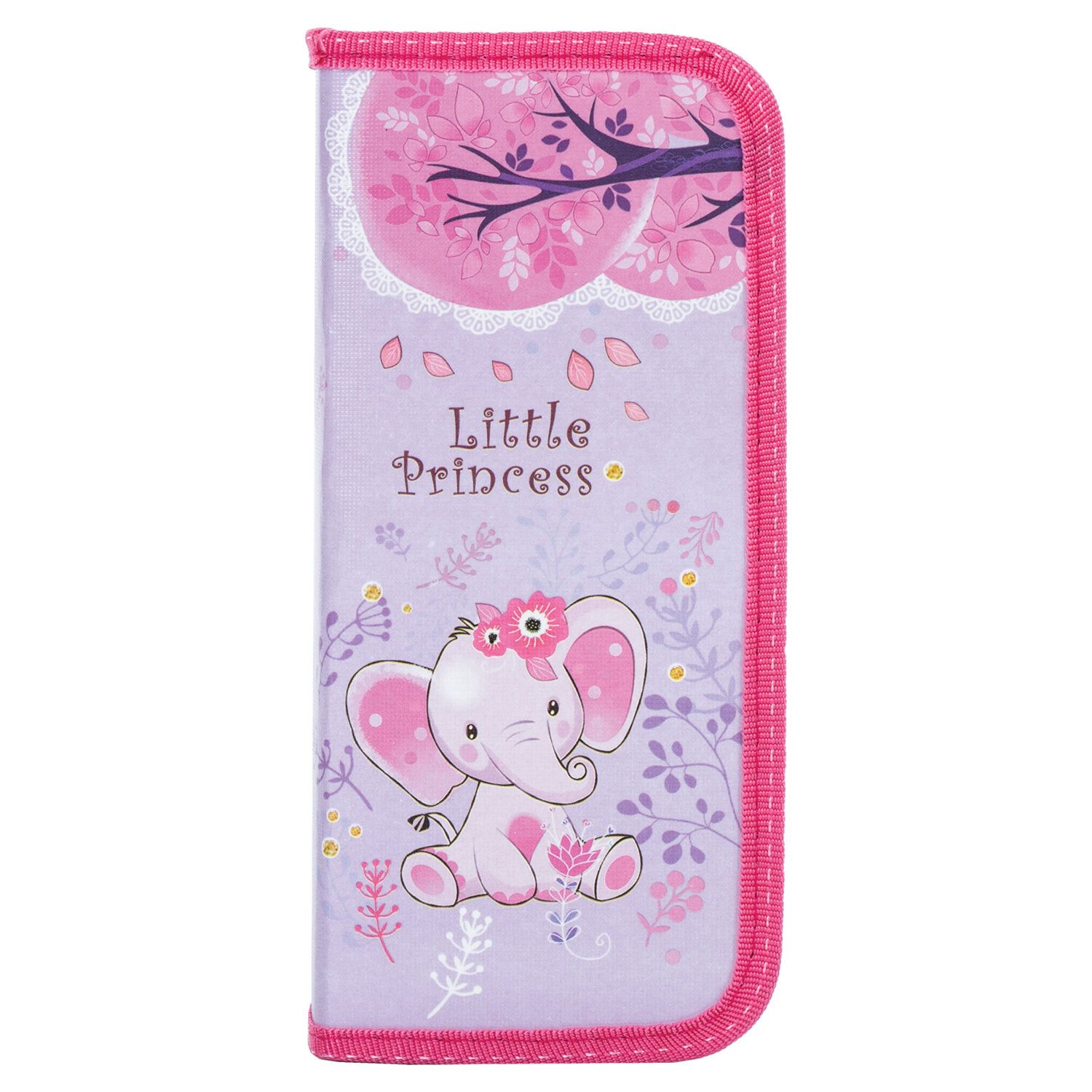 Пенал ПИФАГОР, 1 отделение, ламинированный картон, 19х9 см, "Little Princess", 229195