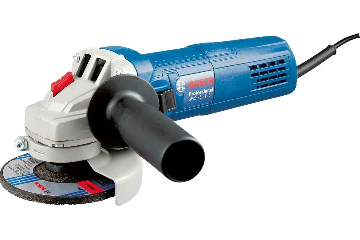 Машина шлифовальная угловая BOSCH GWS 750-125