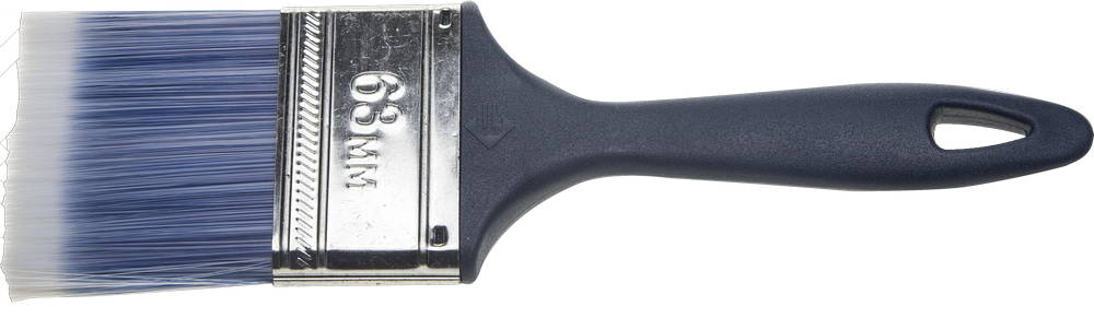 Кисть плоская ЗУБР "АКВА-МАСТЕР" "КП-13", искусственная щетина, пластмассовая ручка, 63мм