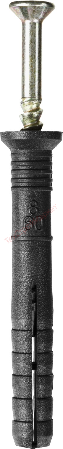 Дюбель-гвоздь полипропиленовый, потайный бортик, 8 x 60 мм, 60 шт, STAYER Master 30645-08-060	