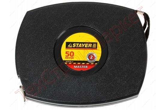 Мерная лента STAYER "MASTER" S-50, стальное полотно 10мм, 50м