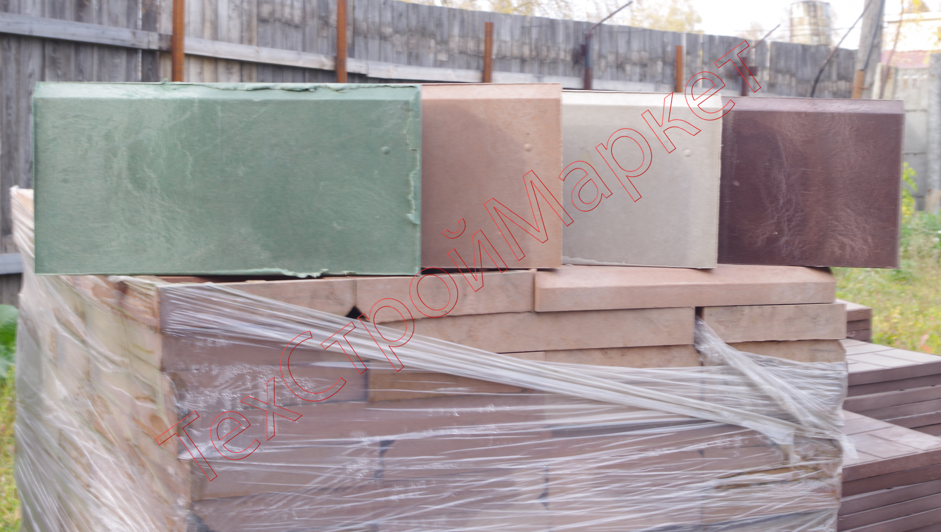 Бордюр тротуарный 50*250*500мм Коричневый 