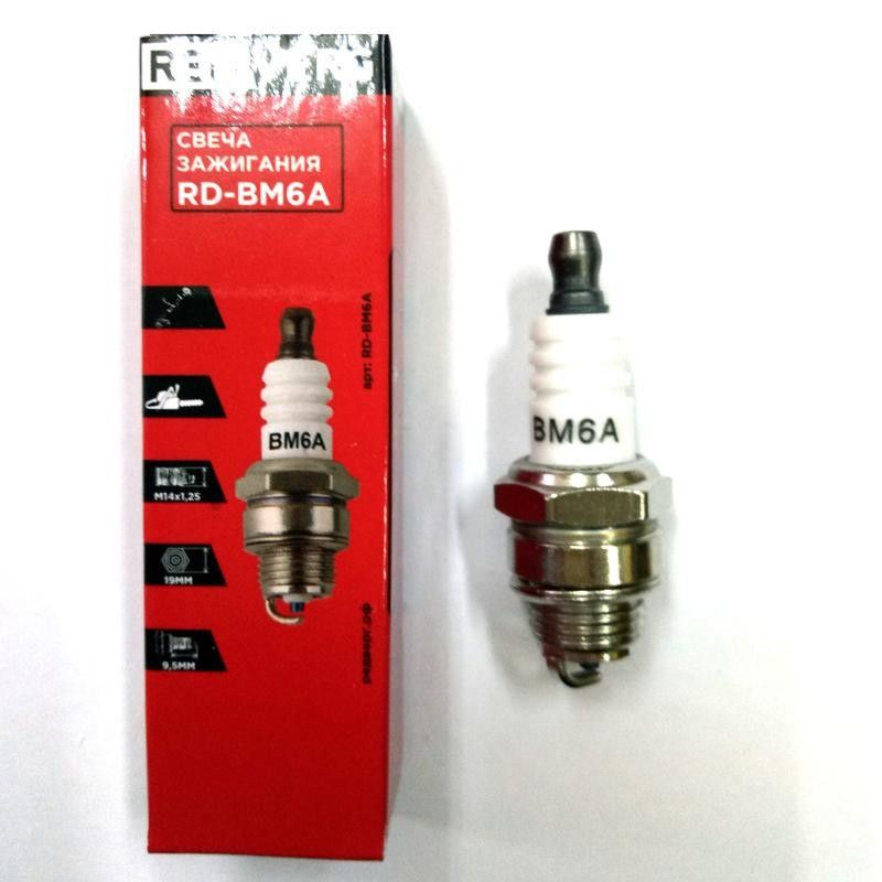 Свеча зажигания RedVerg RD-BM6A для 2Т двигателей, 19 мм