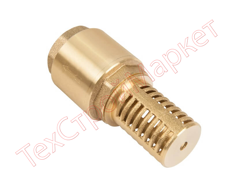 Обр. клапан 1 1/4" с сеткой (сетка-латунь, толк.)